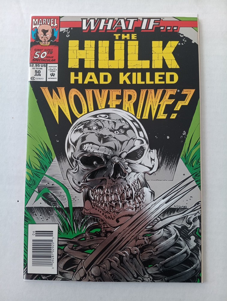 Hulk vs Wolverine Newsstand Variant What If 50 High Grade