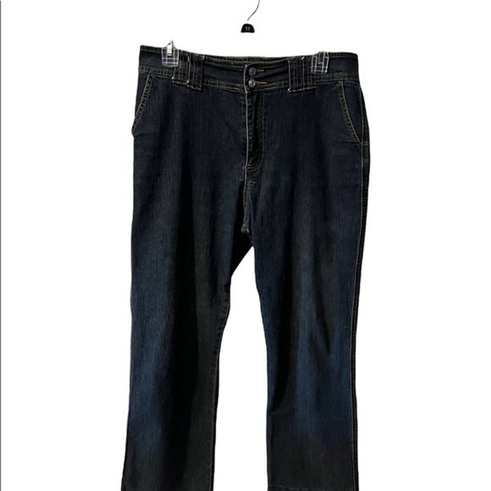 Zena Mom Jeans Womens Size 8 high waist Blue Denim straight leg Y2K 90s Vintage