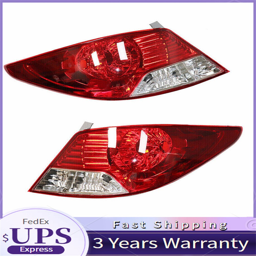 Rear Tail Lights RH+LH Set US Fit 2012-2014 Hyundai Accent L GL GLS Sedan 4-Door