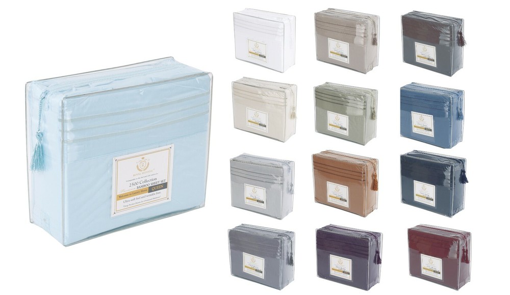 ROYAL BEDDING 2500 BAMBOO COLLECTION- SAVE 15% WHEN YOU BUY 2 SETS! LIMITED TIME-image
