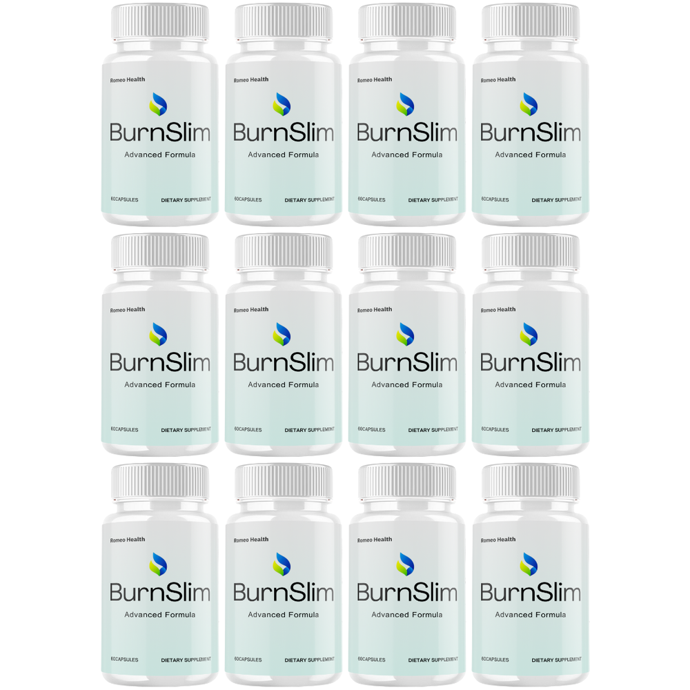 Burn Slim Weight Loss Support Pills, BurnSlim Healthy Energy (12 Bottle)