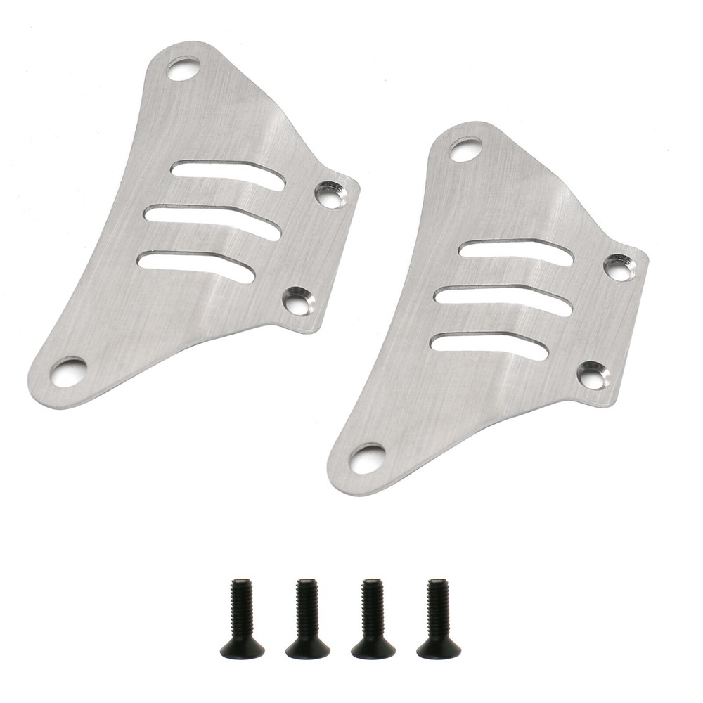 Stainless Steel Front Rear Chassis Armor Protector For Tamiya TT-02 1/10 On-Road