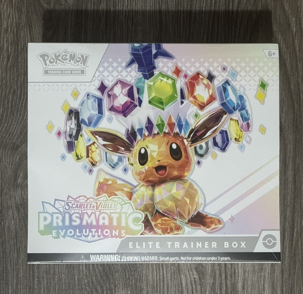 Pokemon Prismatic Evolutions Elite Trainer Box ETB New Sealed IN HAND