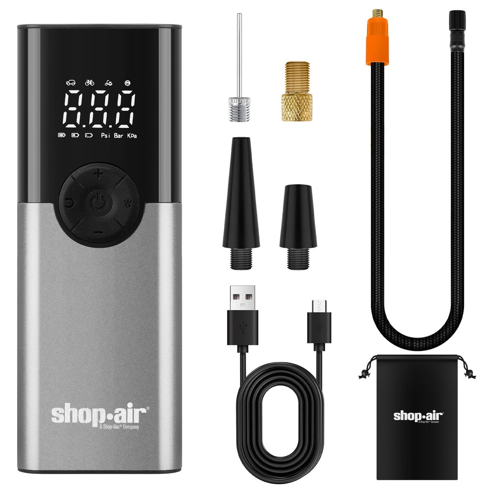 Cordless 150PSI Portable Air Compressor Tire Inflator Pump with LCD Display