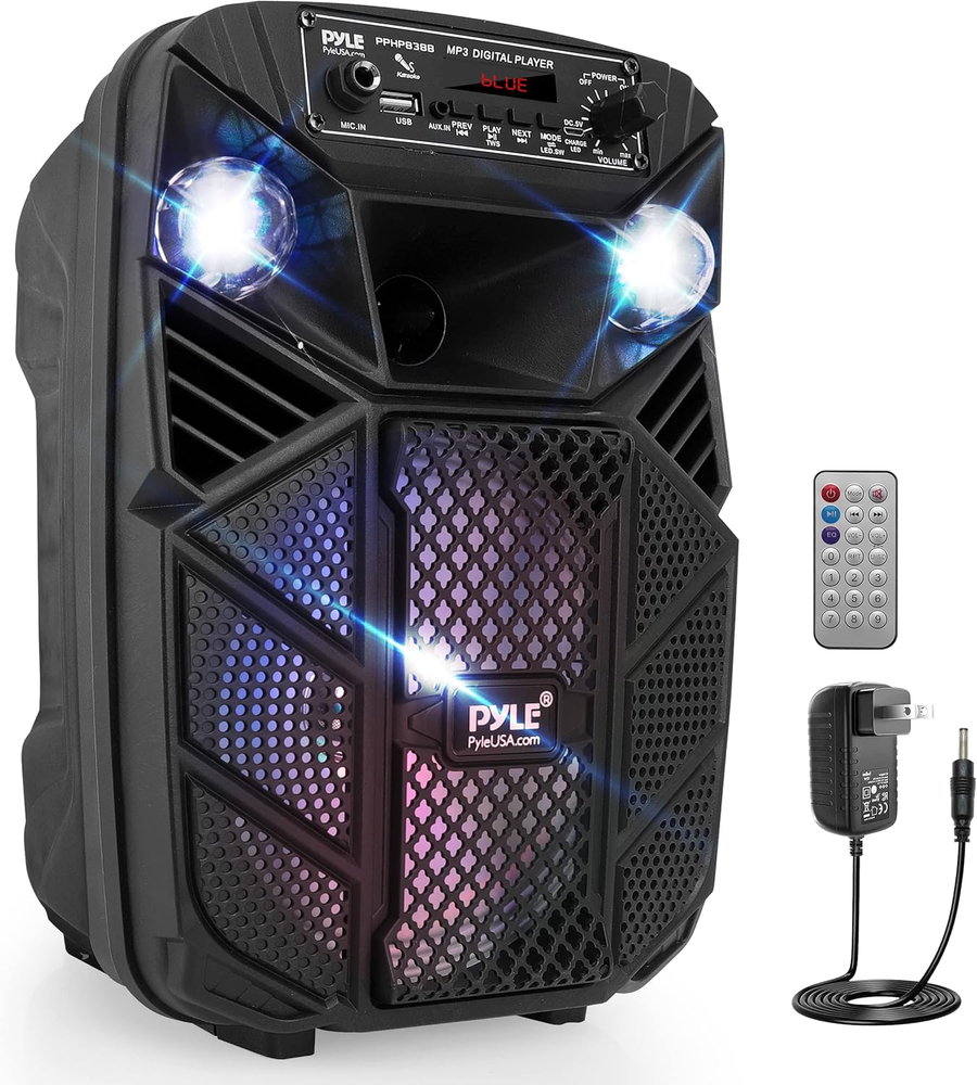 Bluetooth PA Speaker System - 300W Rechargeable Outdoor Bluetooth Speaker Portab
