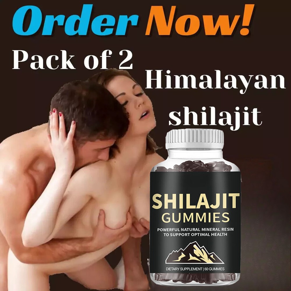 Pure Himalayan Shilajit Gummies Organic,Boost Energy,Stress Relief  Healthy Help
