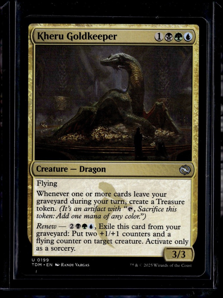 Kheru Goldkeeper - 199 - TDM - NM - MTG Magic the Gathering