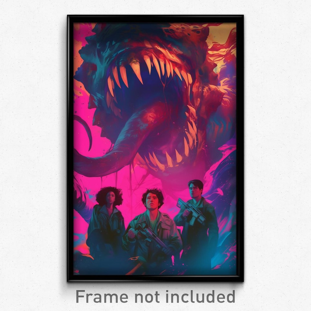 Retro Vietnamese Film Poster - Slimy Safehouse Art Print