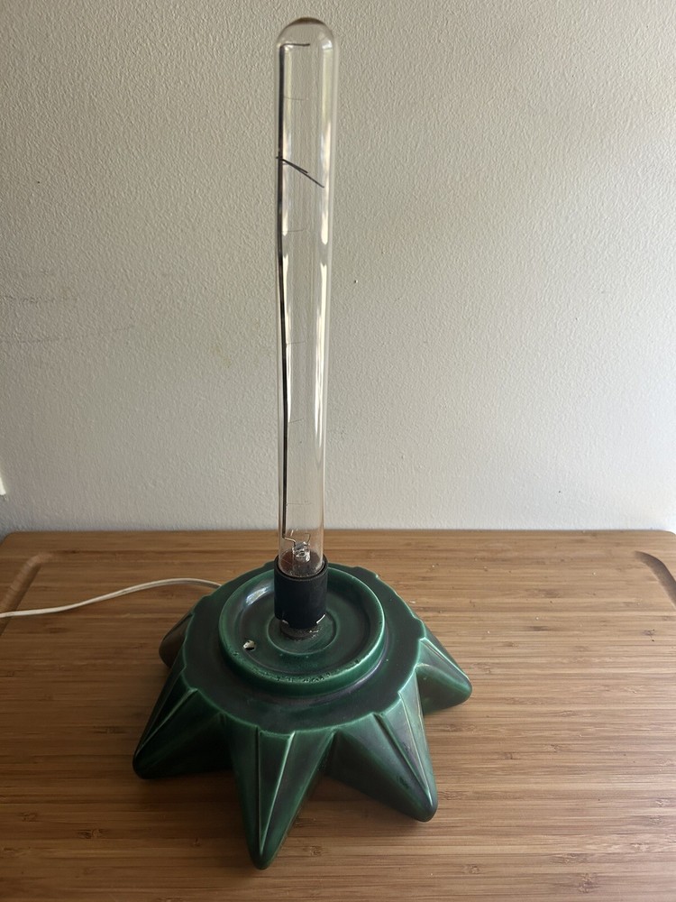 Vintage Holland Mold Ceramic Christmas Tree BASE ONLY Green Large!!!