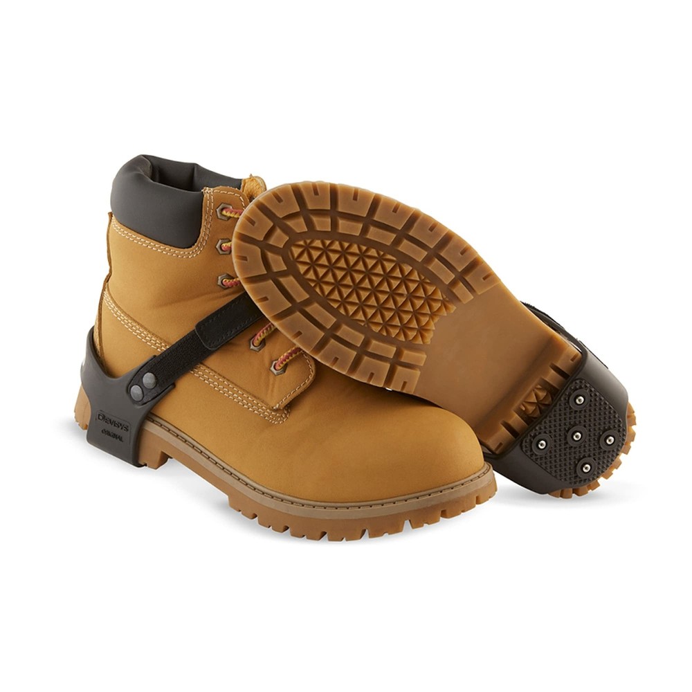 Heel Footwear Traction Aids, Tungsten Ice Cleat Spikes, Adjustable Strap, Uni...