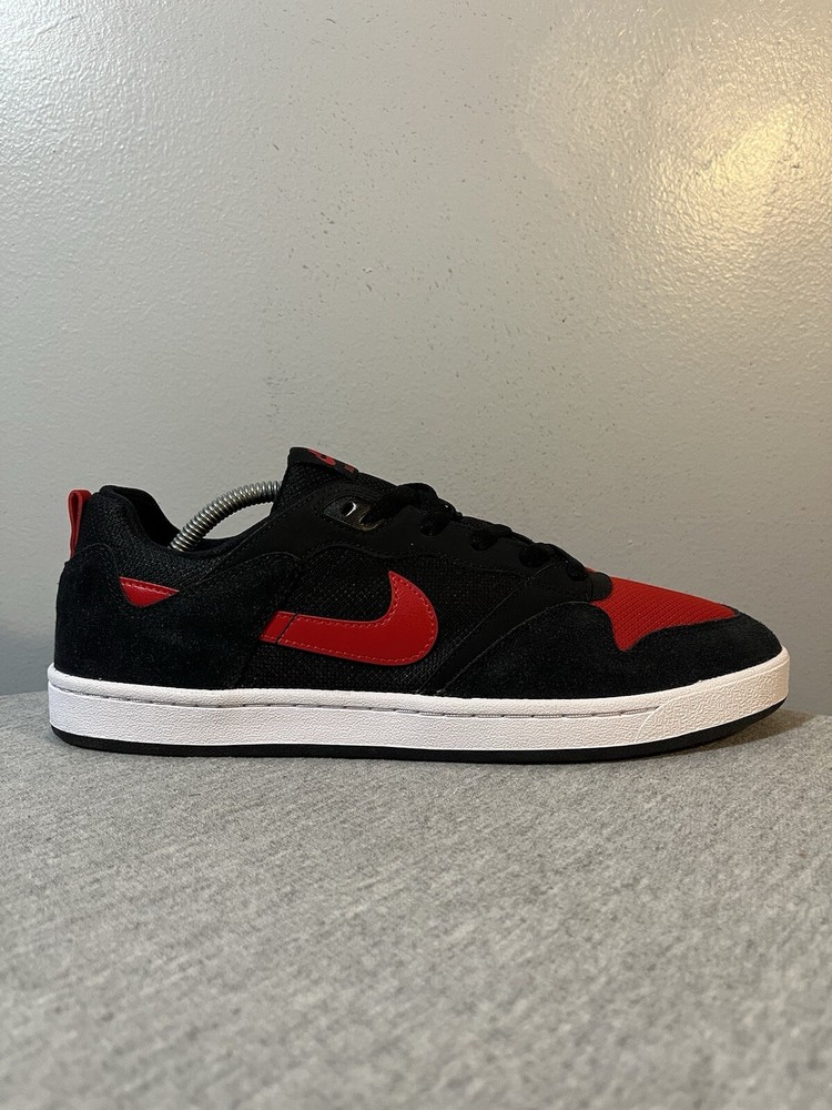 Nike SB Alleyoop Black Red Skateboarding Men's Shoe Size 11.5 CJ0882-006