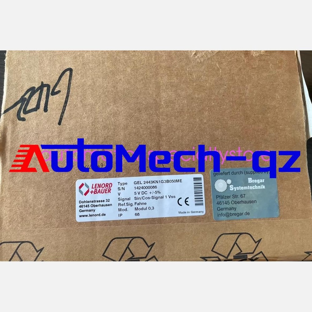 1PCS NEW LENORD+BAUER GEL2443KN1G3B050ME Encoder shipping Via DHL / Fedex