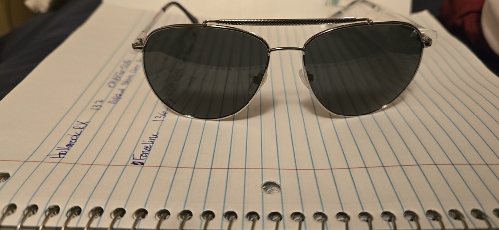 Lacoste L177S Gunmetal Pilot Sunglasses for Men 57mm