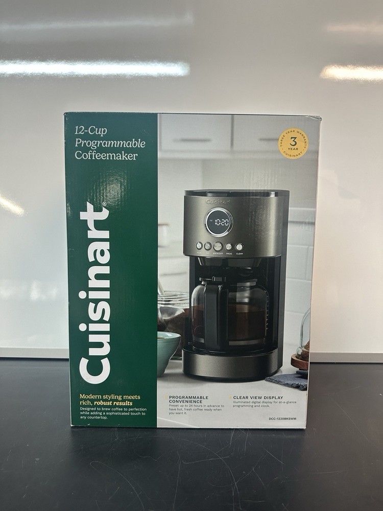 BRAND NEW Cuisinart 12 Cup Coffee Maker DCC-1220,