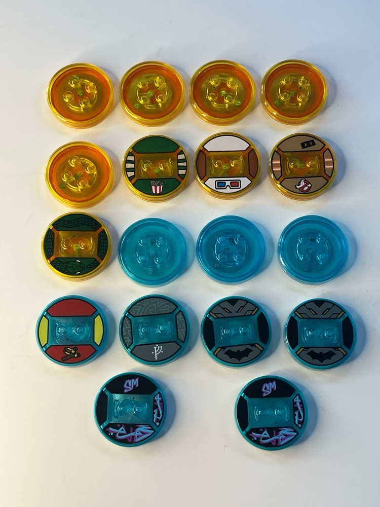 Lego Dimensions Toy Tag Disc Lot