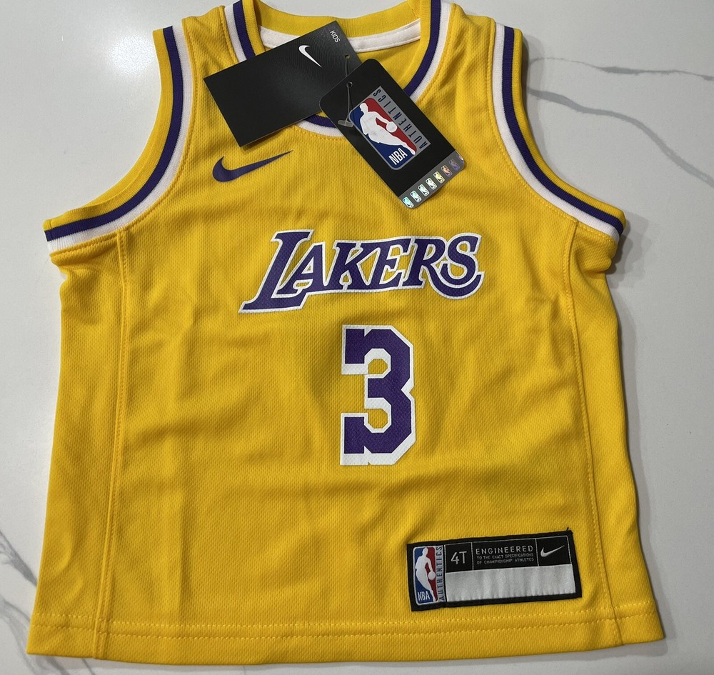 Los Angeles Lakers Nike Toddler Anthony Davis Jersey (4T) Retails For $50