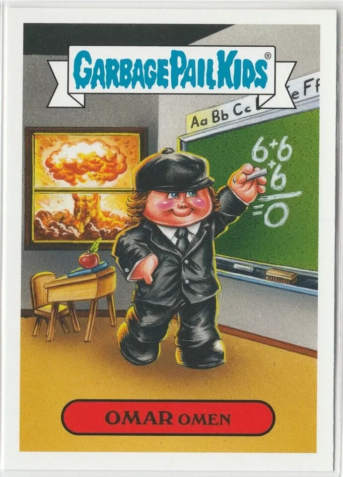 Omar Omen 10b Garbage Pail Kids GPK 2019 Revenge Oh Horror-ible Card