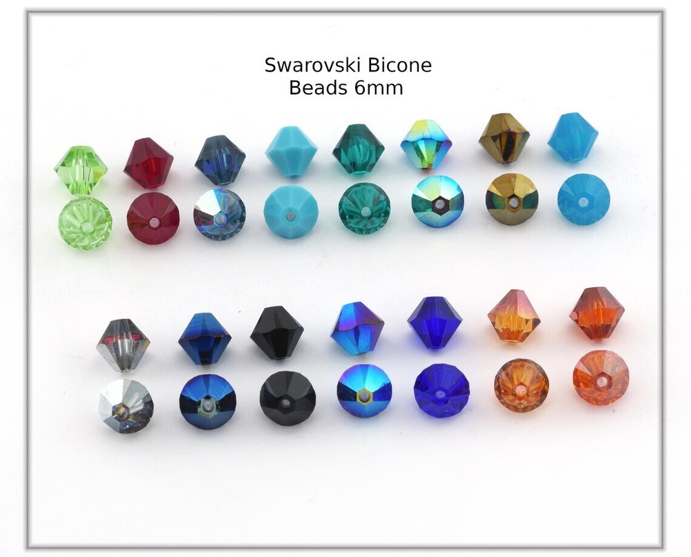 Swarovski 6mm XILION Bicone Crystal Beads 5328 20-25 Pcs 5042 5 Gr