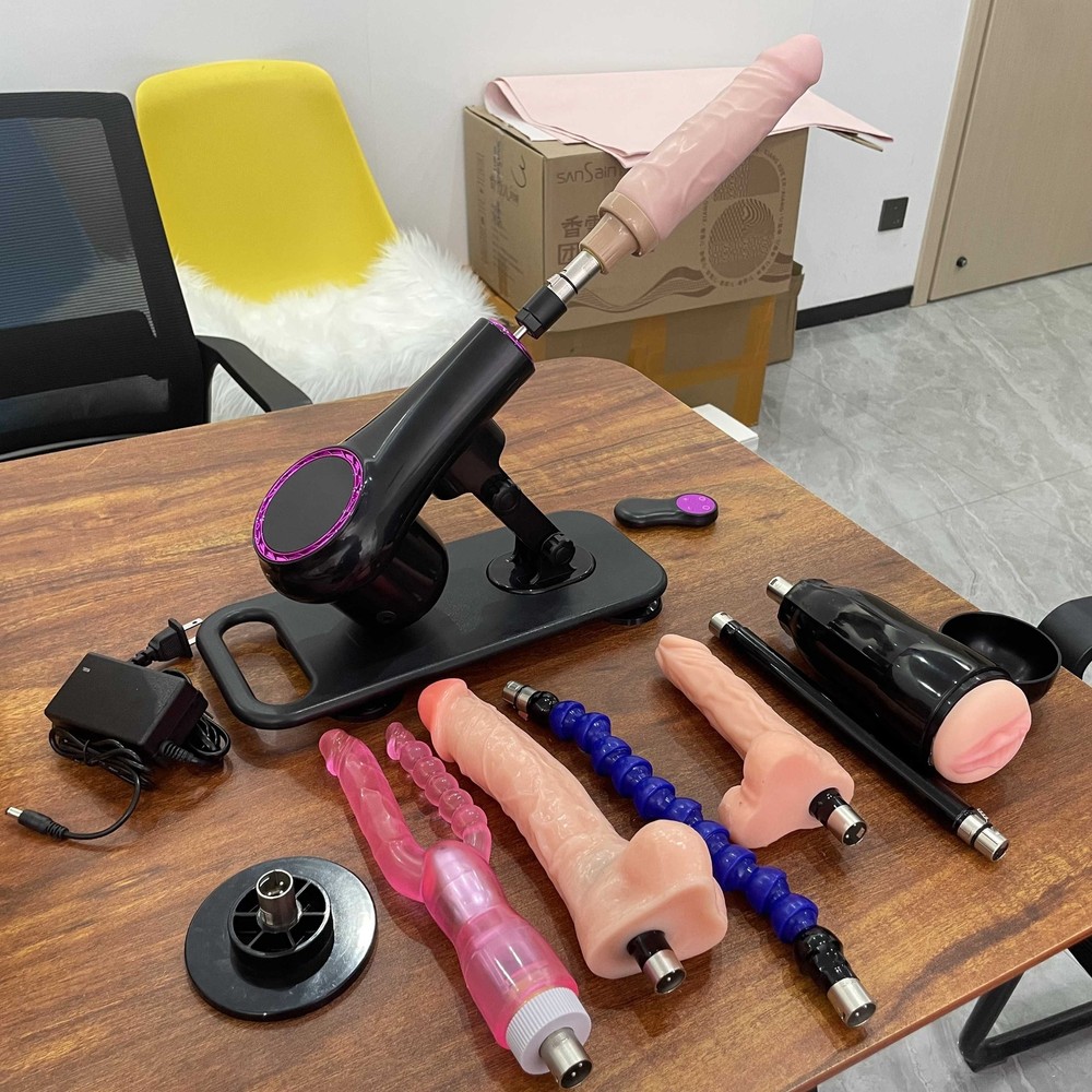Automatic Sex Machine Adult Toys For Women Men Dildo Masturbator 3XLR Attachment