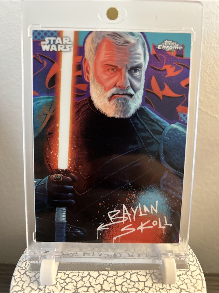 2025 Topps Chrome Star Wars Baylan Skoll Galactic Graffiti SSP #GG-2