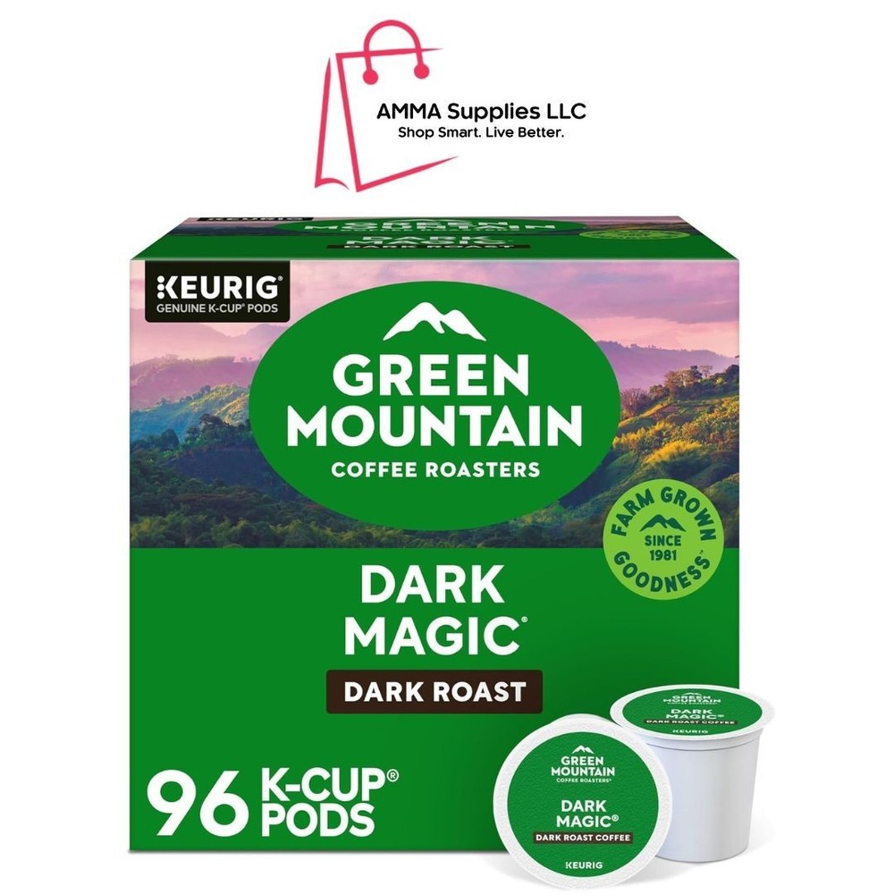 Green Mountain Coffee Roasters, Dark Magic, Dark Roast, K-Cup pods, 96 count