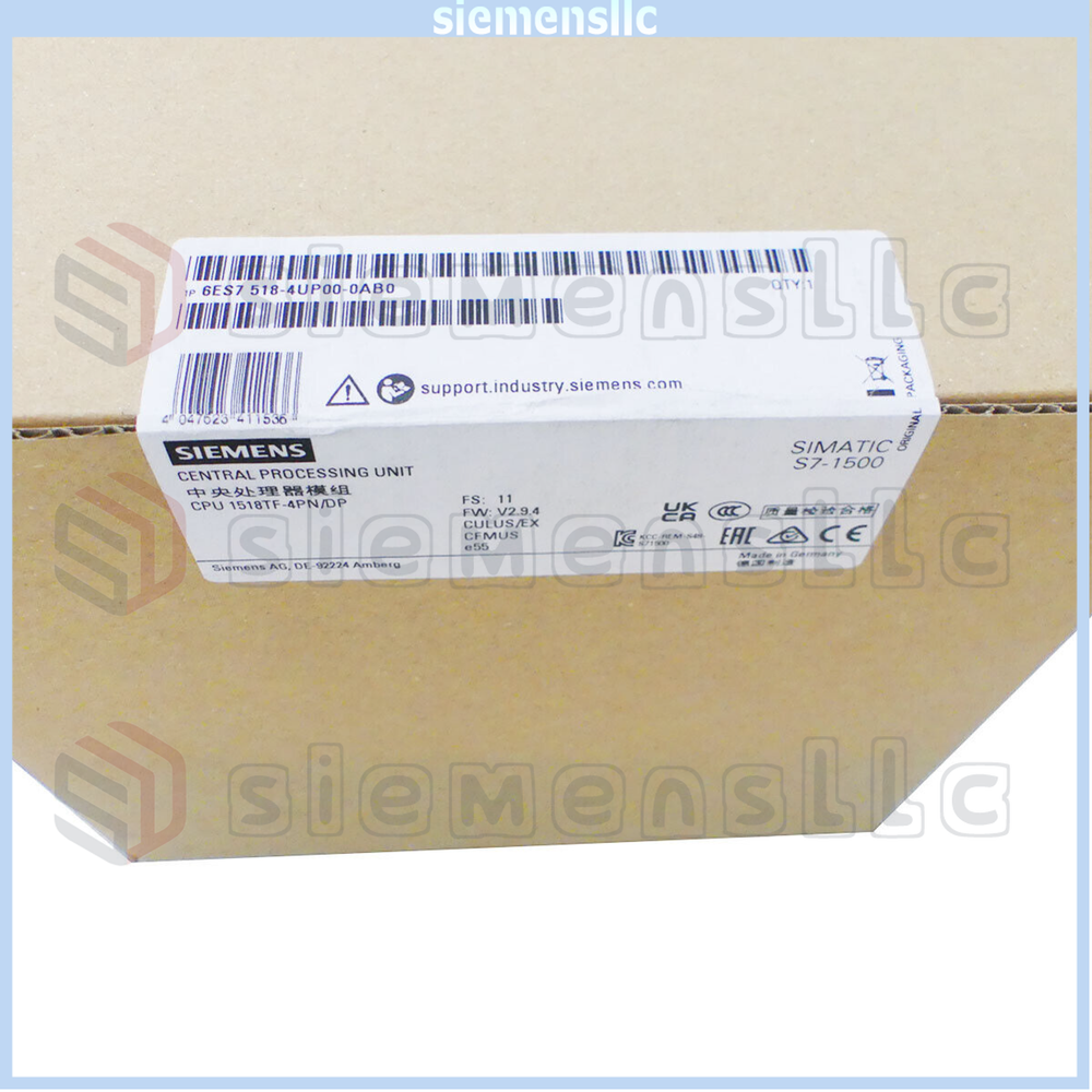 6ES7518-4UP00-0AB0 SIEMENS SIMATIC S7 Expedited Shipping UPS Express Spot Goods