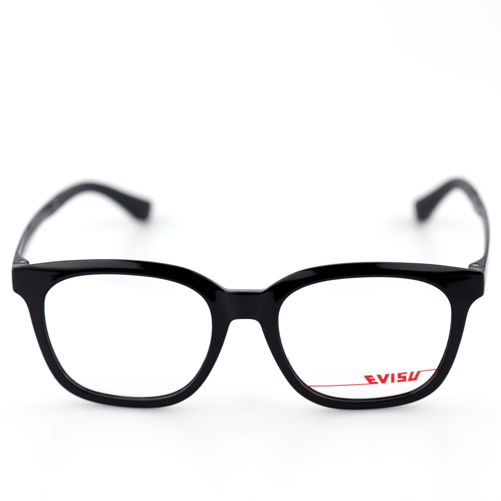EVISU 5003C Ultem Square Eyeglass Frame Men Women  + Free Prescription Lens