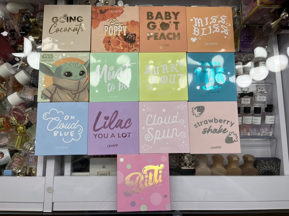 Bundle of 13 Colourpop Eyeshadow Palette Limited Edition.