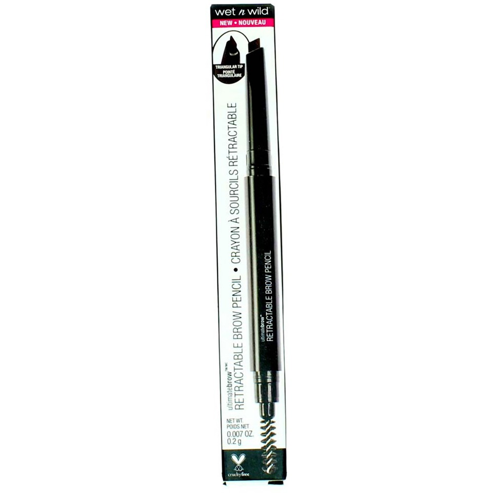 5 Pack Wet n Wild Ultimate Brow Retractable Eyebrow Pencil, Dark Brown 628A