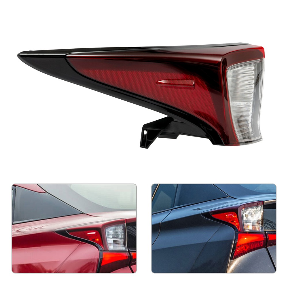 Fit Toyota Prius 2019-2022 Left Driver Side Outer Tail Light Halogen Rear Lamp