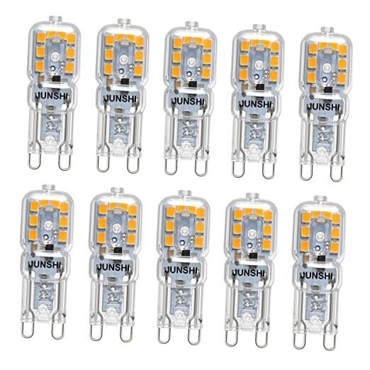 G9 LED Bulb 2.5W,25W G9 Halogen Bulbs Equivalent,3000K Warm White,AC110-130V