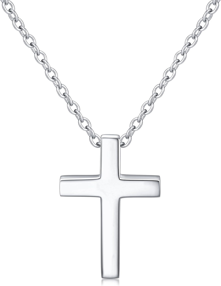 S925 Sterling Silver Small Cross Pendant Necklace Bracelet Earrings