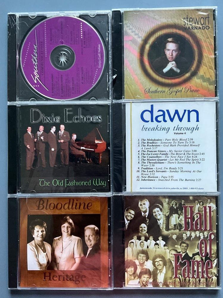 Christian Gospel Music CD NEW,  factory packaging, rare , Set 6