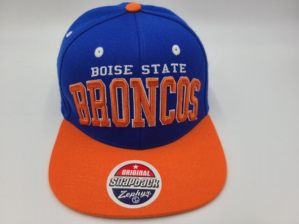 Boise State Broncos NCAA Blue Orange Zephyr Snapback Baseball Cap