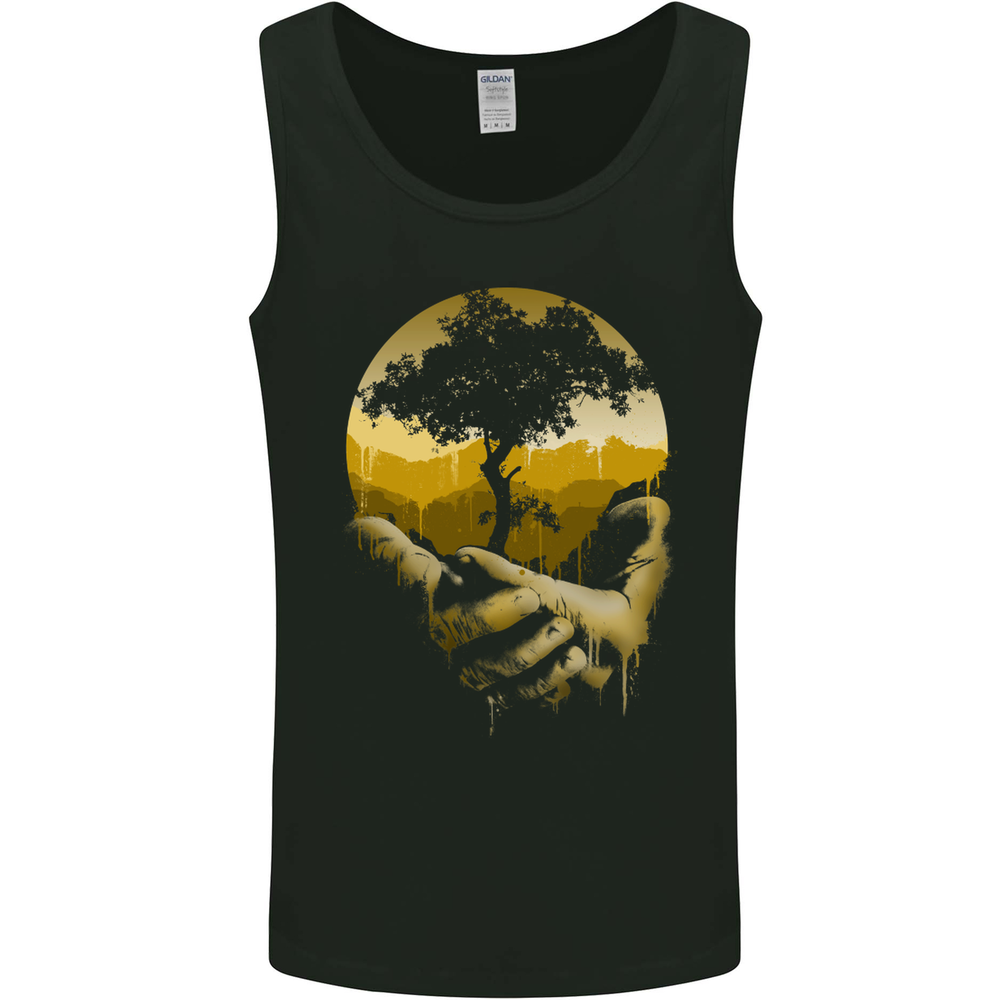 Forsaken Planet Environment Climate Change Mens Vest Tank Top