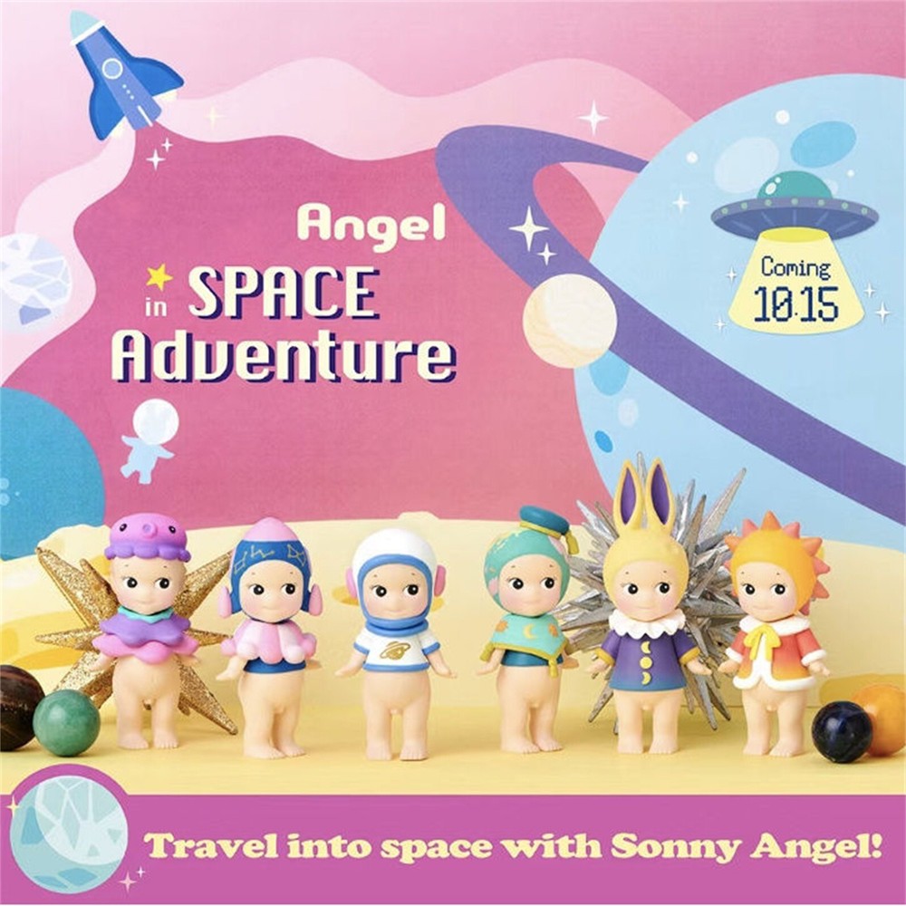6PCS Sonny Angel Space Adventure Series Mini Figure Blind Box Toy New Sealed