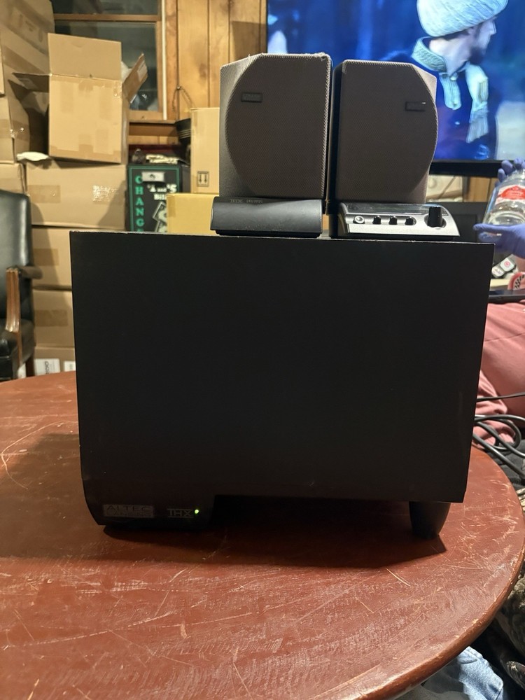Altec Lansing Multimedia Computer Speaker System Powered Subwoofer ADA885 TESTED