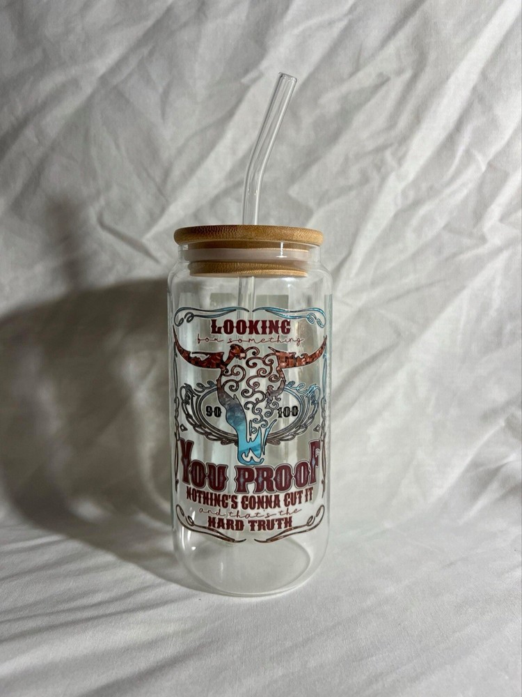 Prove It Tumbler Glass Cup