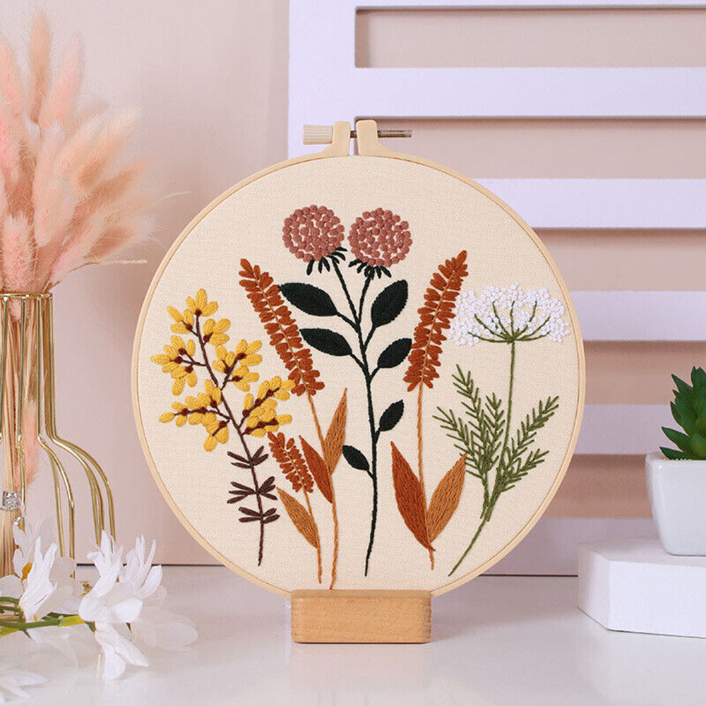Flower Craft Embroidery Cross Stitch Kit DIY ART Handmade For Beginners Gift