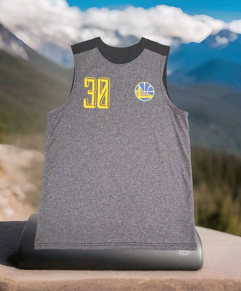 UNK NBA Golden State Warriors Stephen Curry #30 Jersey Gray Size Small