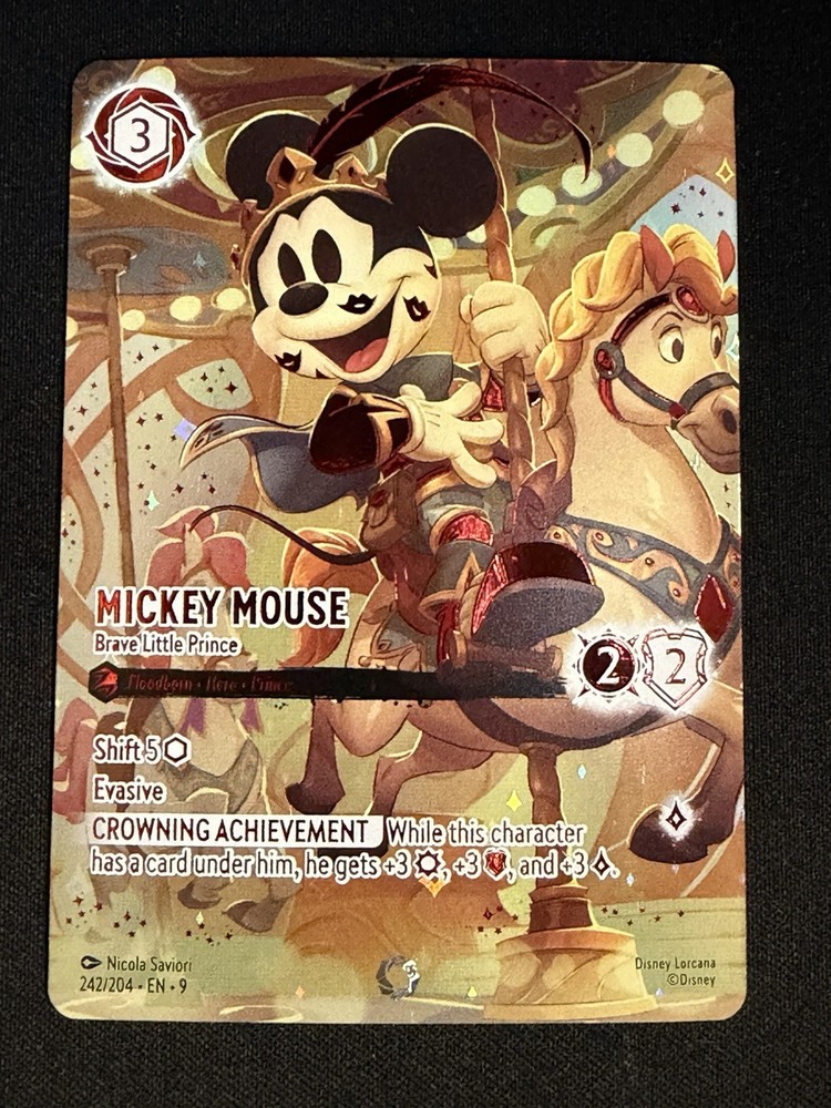Mickey Mouse - Brave Little Prince (Iconic) 242/204 Fabled Holo