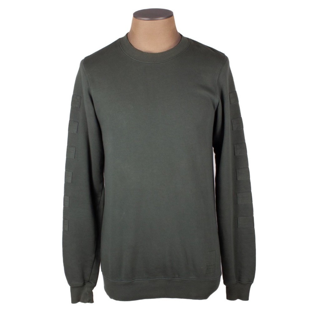 RICK OWENS DRKSHDW GREEN COTTON SWEATSHIRT size S