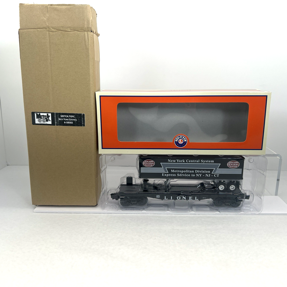 New York Central Trailer on Flatcar O Gauge Lionel 6-58502 TCA METCA Club Exclusive