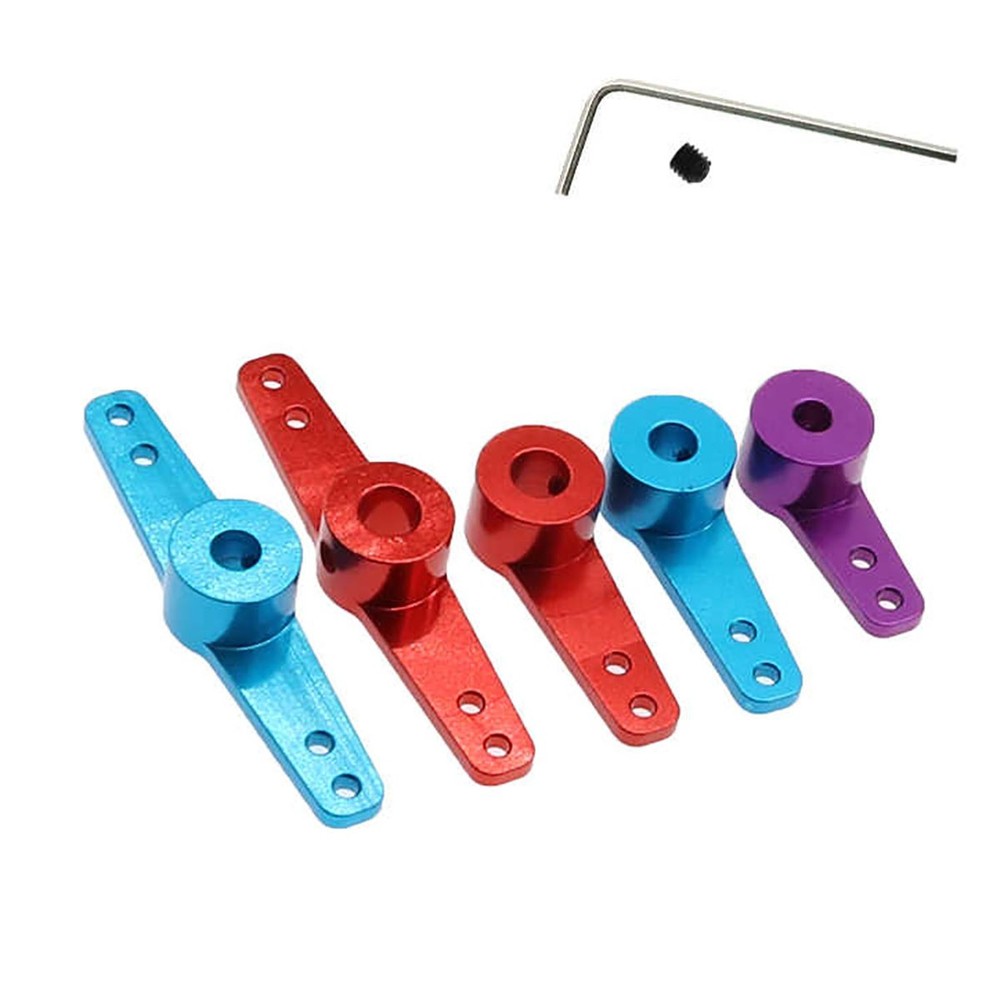 Aluminum RC Boat Single / Dual Rudder Tiller Arm Servo Horn Arm Steering Arm