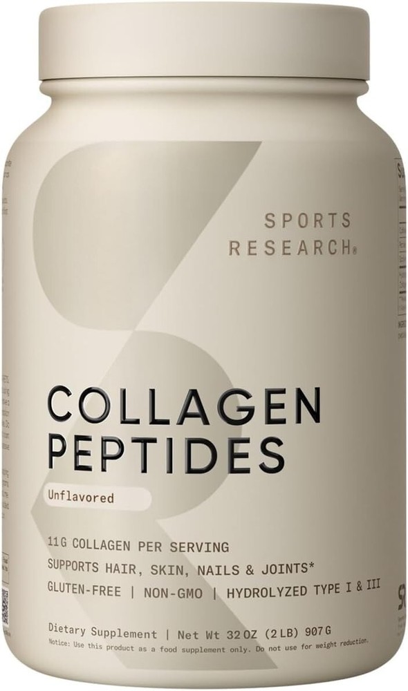 Collagen Peptides - Hydrolyzed Type 1 & 3 Collagen Powder Protein Supplement