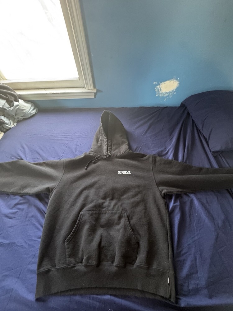 Supreme Doggs Hooded Sweatshirt Hoodie Black Size Large