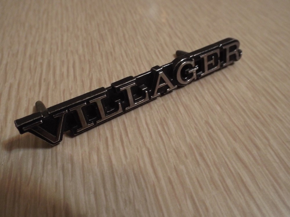 NOS 1972-1976 Mercury Montego Villager Station Wagon Emblem 72-76
