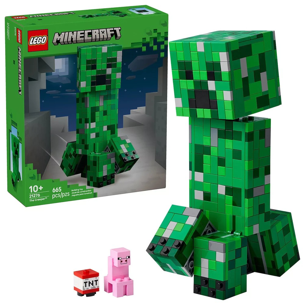 [SALE]-LEGO Minecraft The Creeper 21276 Building Kit (665 Pieces)-FREE SHIP