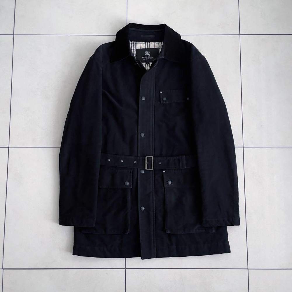 Burberry wool coat with belt Men's Fashion from Japan