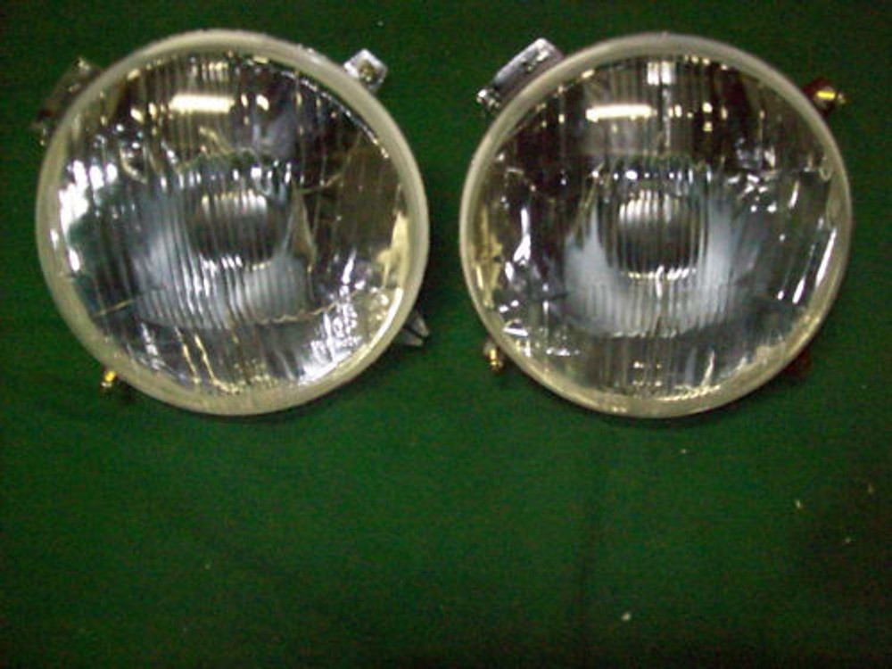 Vintage Fiat 124 Sedan Replacement Carello Headlight Set  